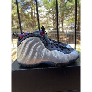 Nike Little Posite One “1 Cent” Metallic Silver/Cactus/Black Size 3Y